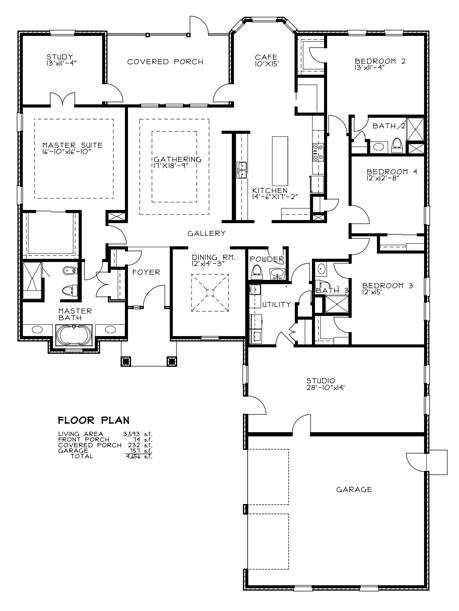 Floor Plan - 3593